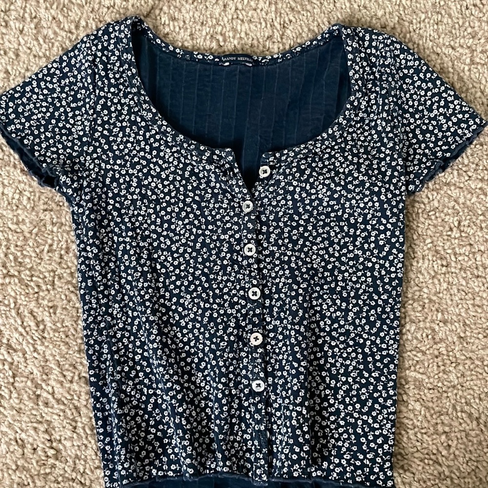 Brandy Melville cropped top, one size, great condition